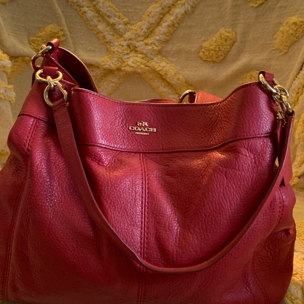 Red Coach Bag
